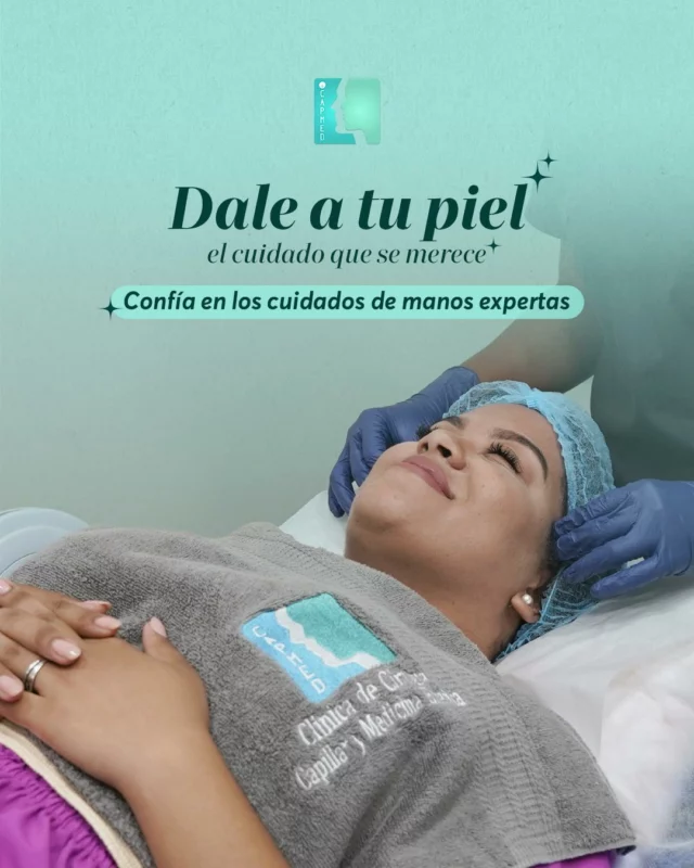 Tu piel habla de ti... cuídala como se merece. 💆‍♀️✨ 

En Capmed, combinamos experiencia, tecnología y cuidado para que cada tratamiento sea un momento de bienestar real.

Confía en manos expertas. Confía en ti.
📅 Agenda tu cita y vive la experiencia CAPMED.
📍 CAPMED | Santiago de los Caballeros
☎️ (809) 226-3616 - (829) 977-3616
 #CuidadoPersonal #PielRadiante #Bienestar #Capmed